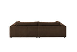 KAWOLA Big Sofa RAINA Leder braun