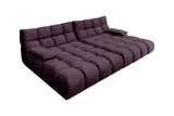 KAWOLA Big Sofa VIVIEN Velvet purple