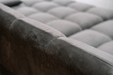 KAWOLA Big Sofa VIVIEN Velvet stone