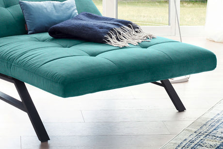 KAWOLA Doppelliege AMERIVA Relaxliege Maxi Velvet smaragd