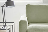 KAWOLA Ecksofa CARA Sofa Cord olivgrün