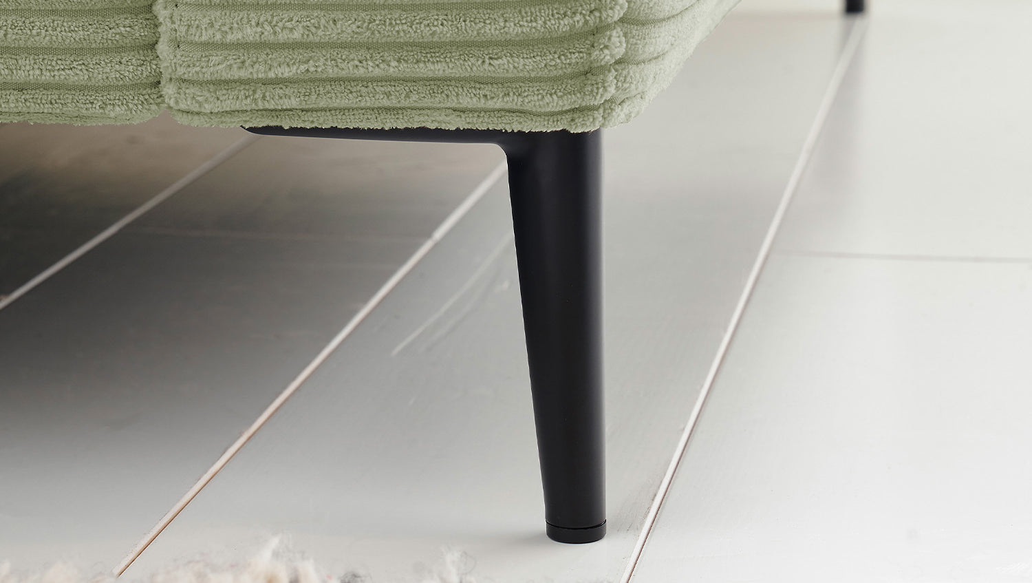 KAWOLA Ecksofa CARA Sofa Cord olivgrün