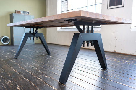 KAWOLA Esstisch REY Akazie massiv Gerade Kante