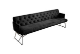 KAWOLA Esszimmerbank CHARME Velvet schwarz