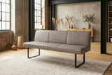 KAWOLA Esszimmerbank ELEEN Leder grau