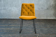 KAWOLA Esszimmerstuhl NEW CHARME Velvet curry, 52 x 66