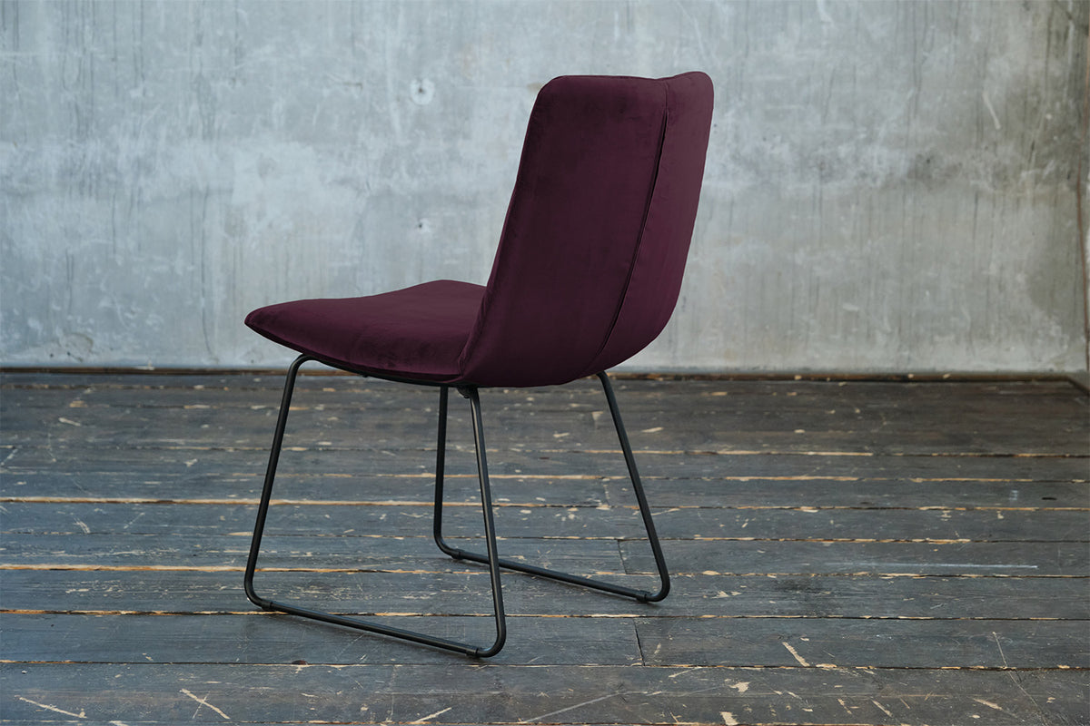 KAWOLA Esszimmerstuhl NEW CHARME Velvet purple