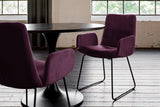 KAWOLA Esszimmerstuhl NEW CHARME Velvet purple