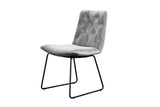 KAWOLA Esszimmerstuhl NEW CHARME Velvet silber