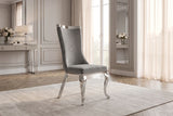 KAWOLA Esszimmerstuhl SELENA Barock Velvet grau