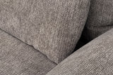 KAWOLA Funktionssofa HOLLY 2-Sitzer Stoff grau