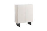 KAWOLA Highboard LYNN 2 Türen lackiert weiß