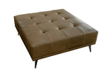 KAWOLA Hocker WIOLO Leder camel