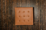 KAWOLA Hocker WIOLO Leder cognac
