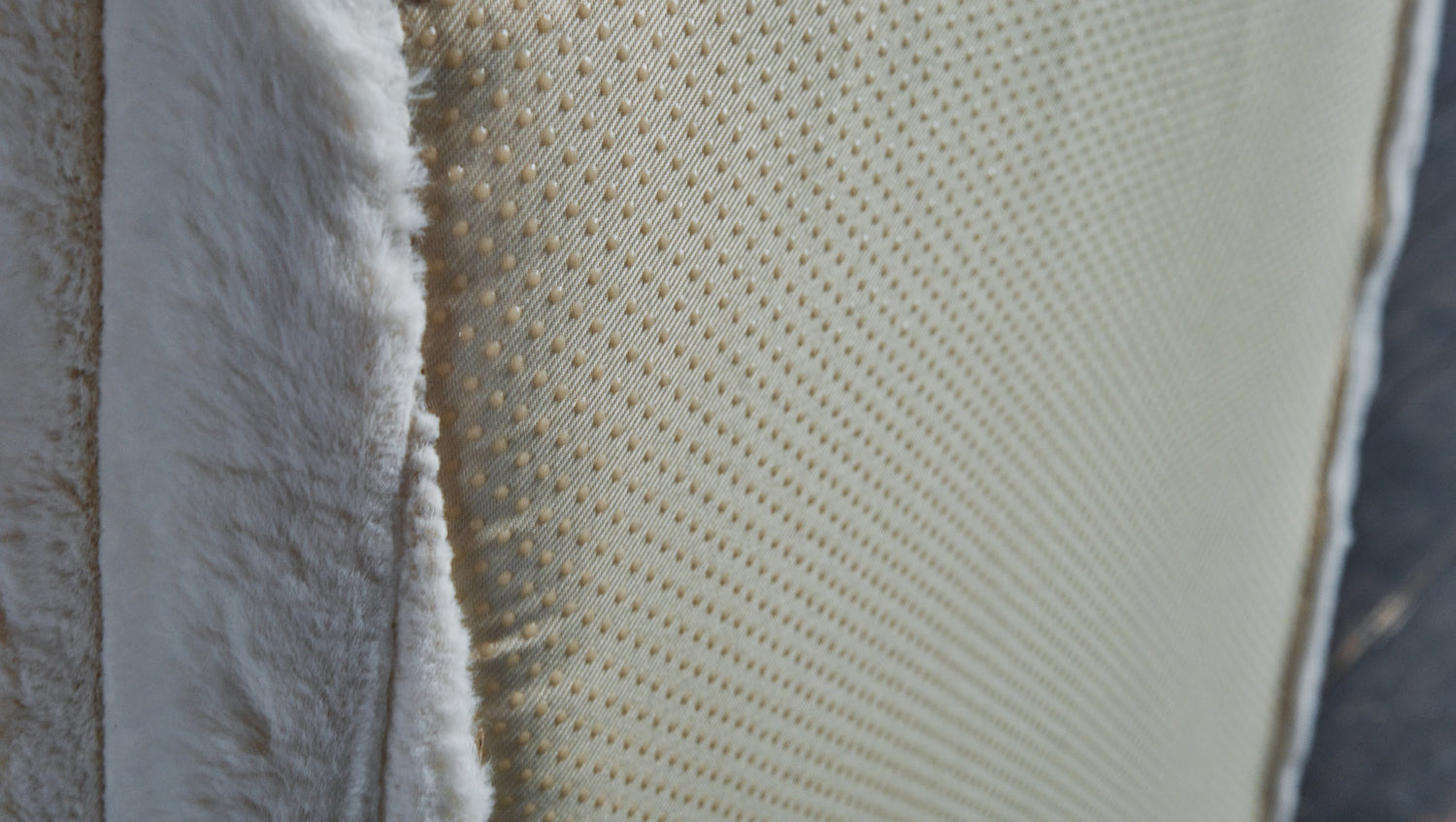 KAWOLA Hocker WIOLO SOFT Sitzelement für Modulsofa Weicher Breitcord cremeweiß