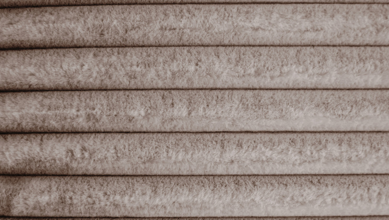 KAWOLA Hocker WIOLO SOFT Sitzelement für Modulsofa Weicher Breitcord taupe