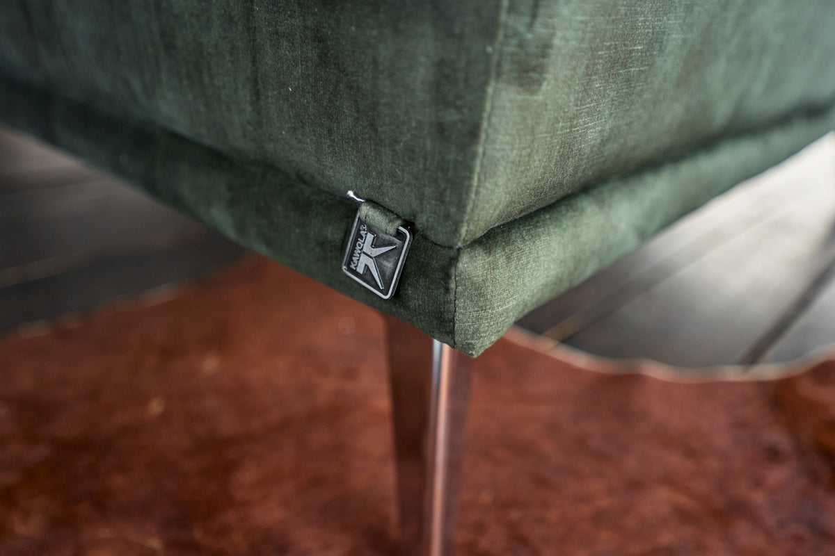 KAWOLA Hocker WIOLO velvet moosgrün