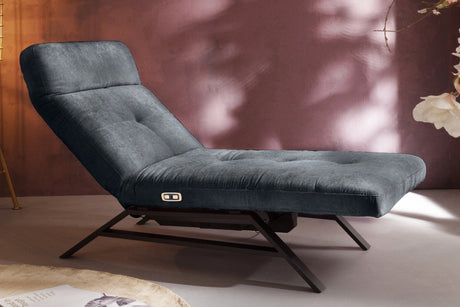 KAWOLA Liege AMERIVA Relaxliege Velvet schwarz