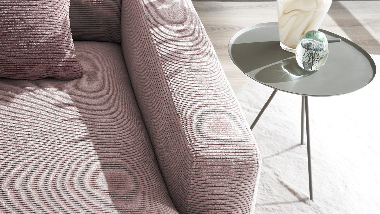 KAWOLA Longseat CARA Feincord rosa