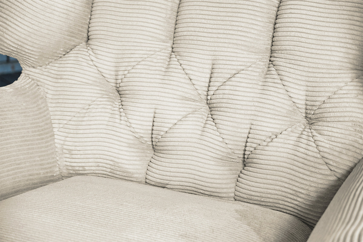 KAWOLA Longseat CHARME Cord cremeweiß