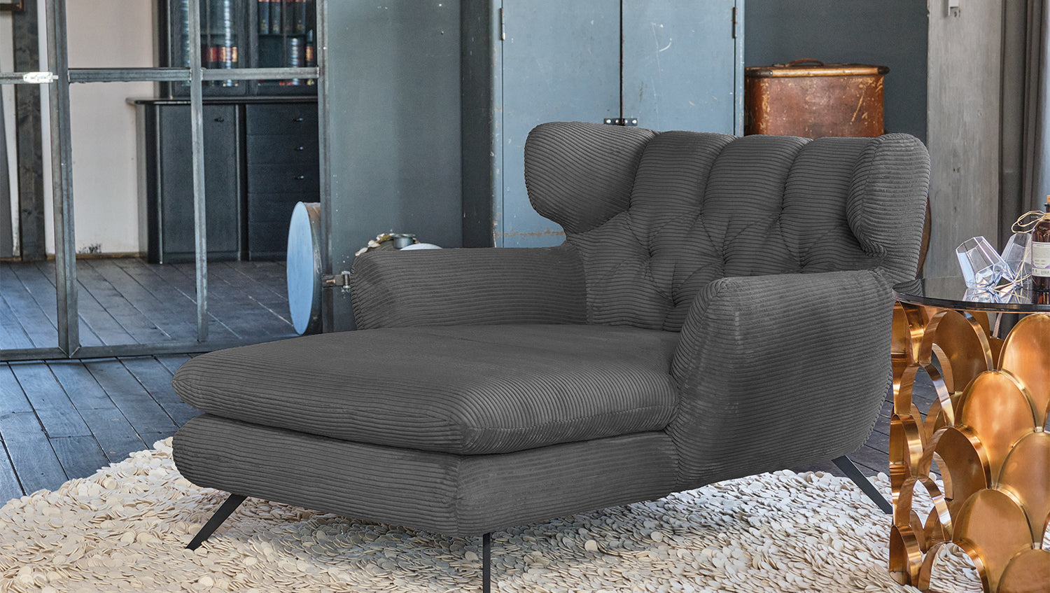 KAWOLA Longseat CHARME Cord grau