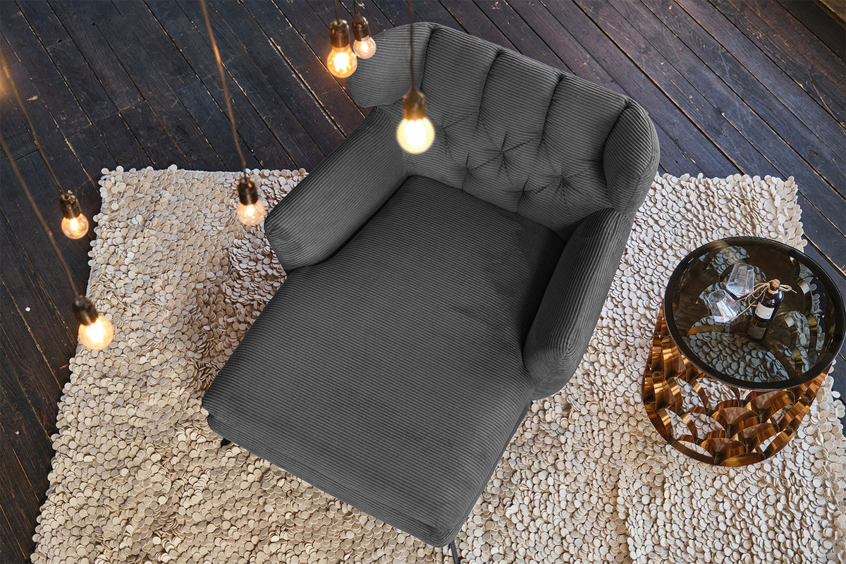 KAWOLA Longseat CHARME Cord grau