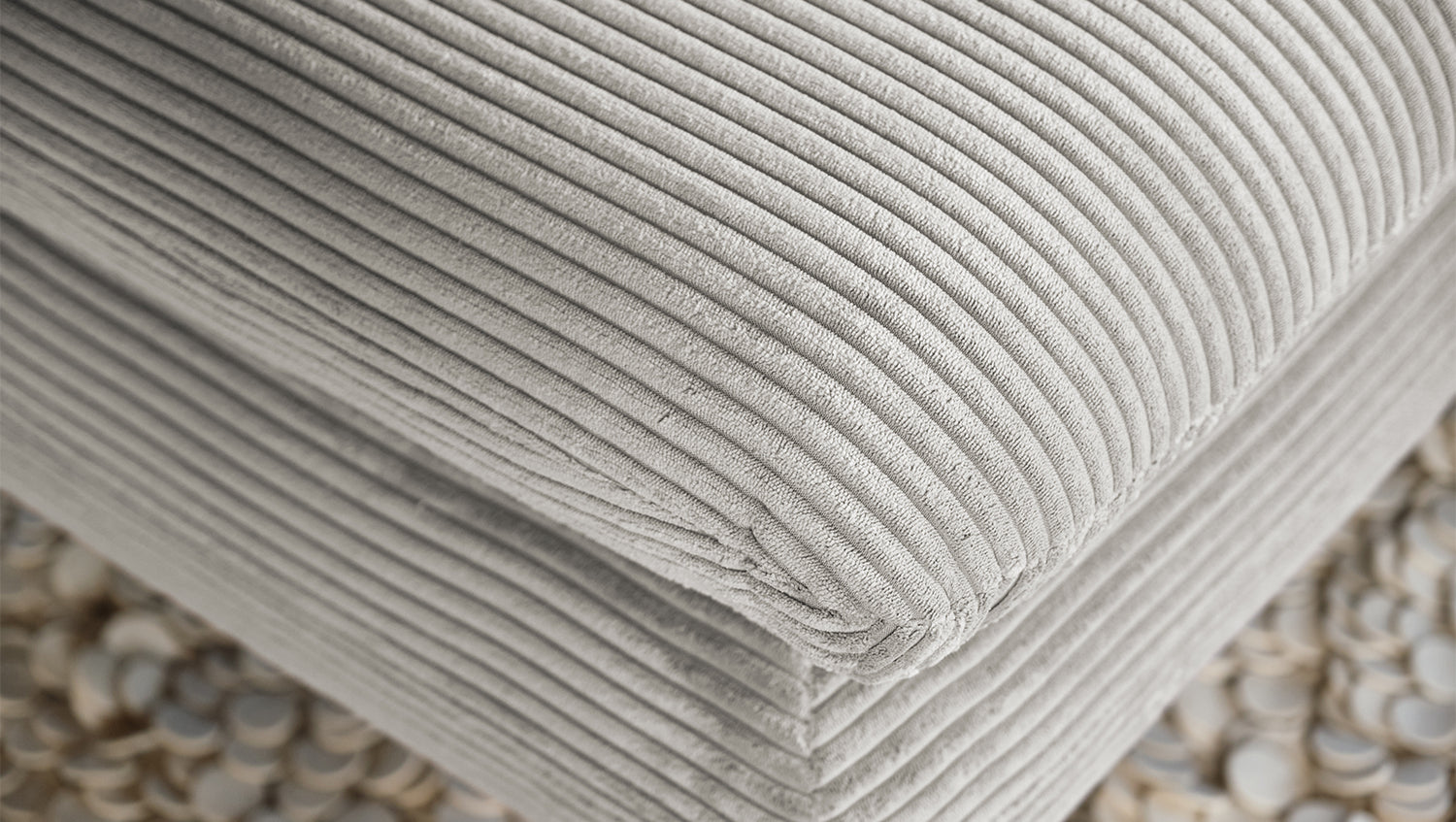 KAWOLA Longseat CHARME Cord hellgrau