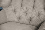 KAWOLA Longseat CHARME Cord steingrau