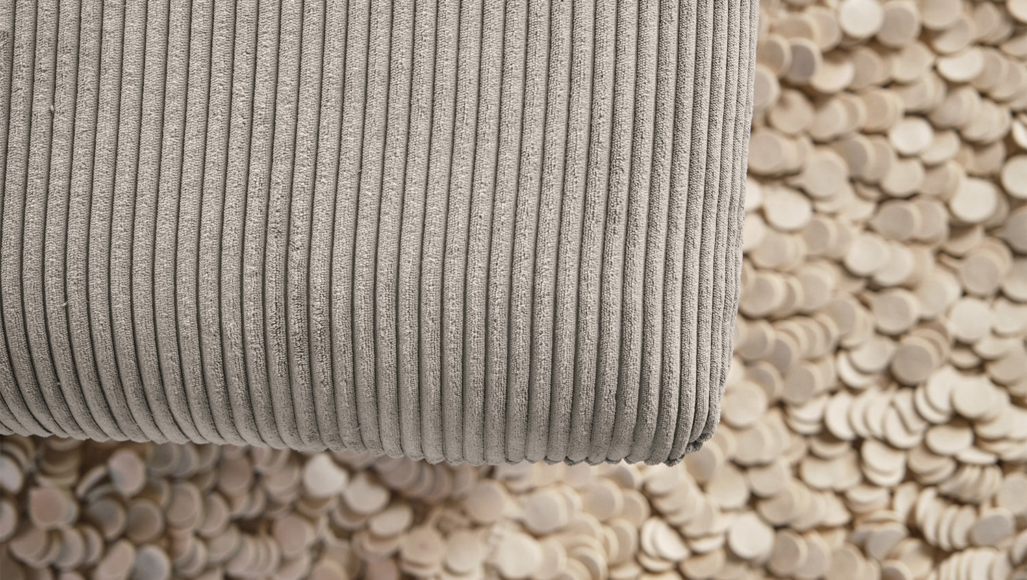 KAWOLA Longseat CHARME Cord steingrau