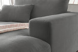 KAWOLA Longseat MADELINE Feincord anthrazit