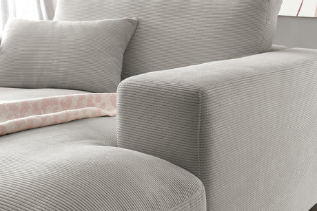 KAWOLA Longseat MADELINE Feincord grau