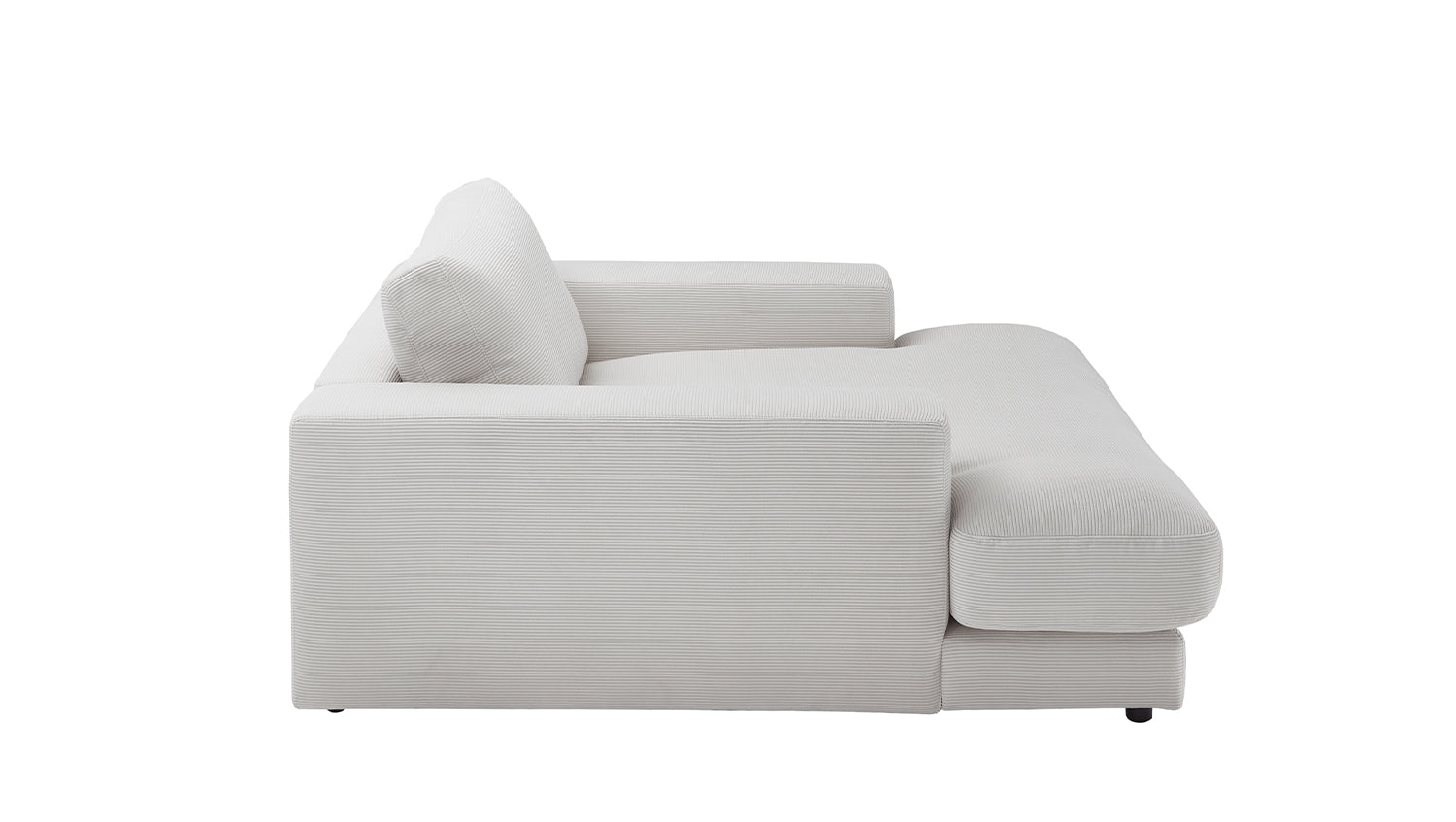 KAWOLA Longseat MADELINE Feincord weiß