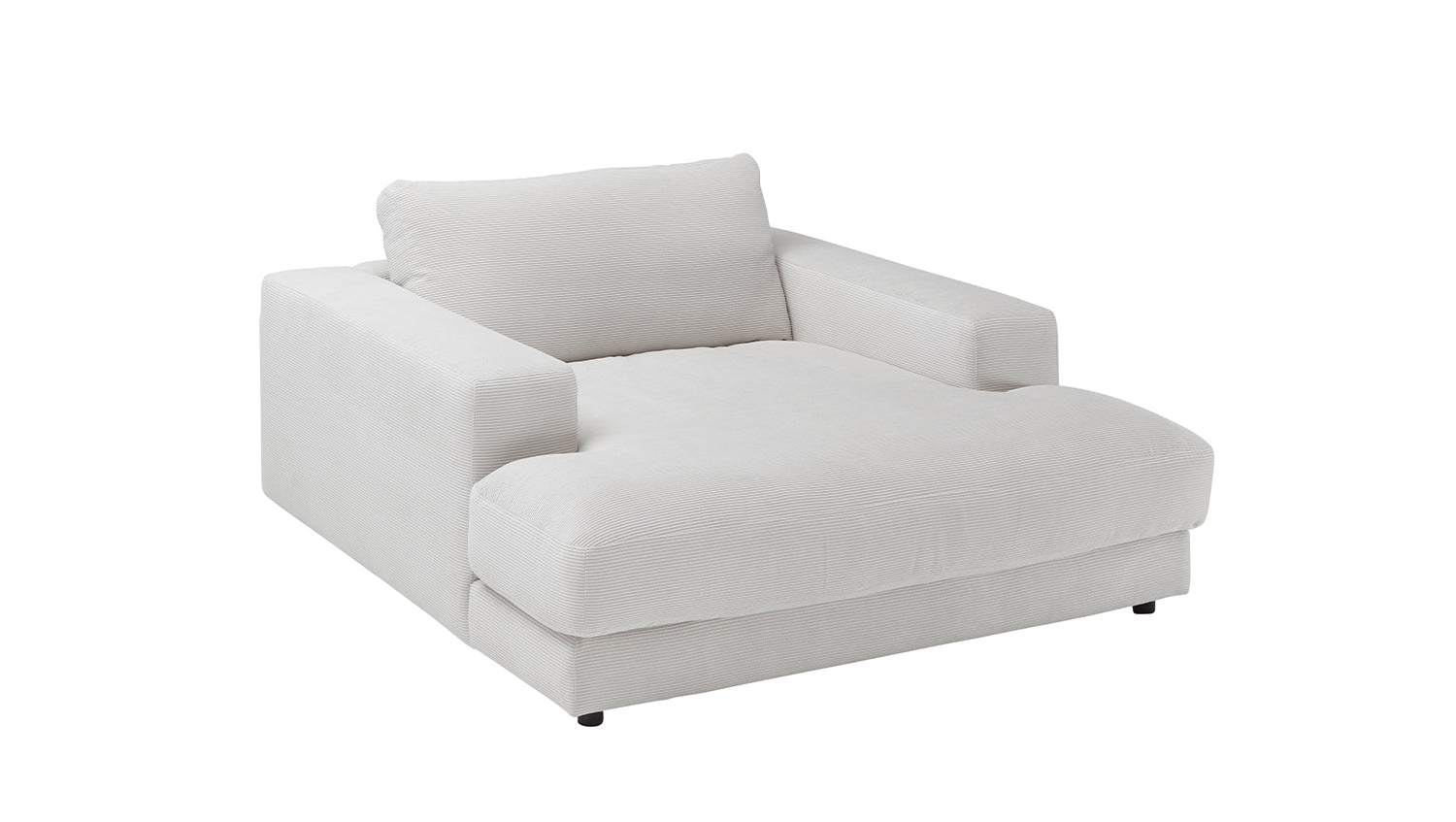 KAWOLA Longseat MADELINE Feincord weiß