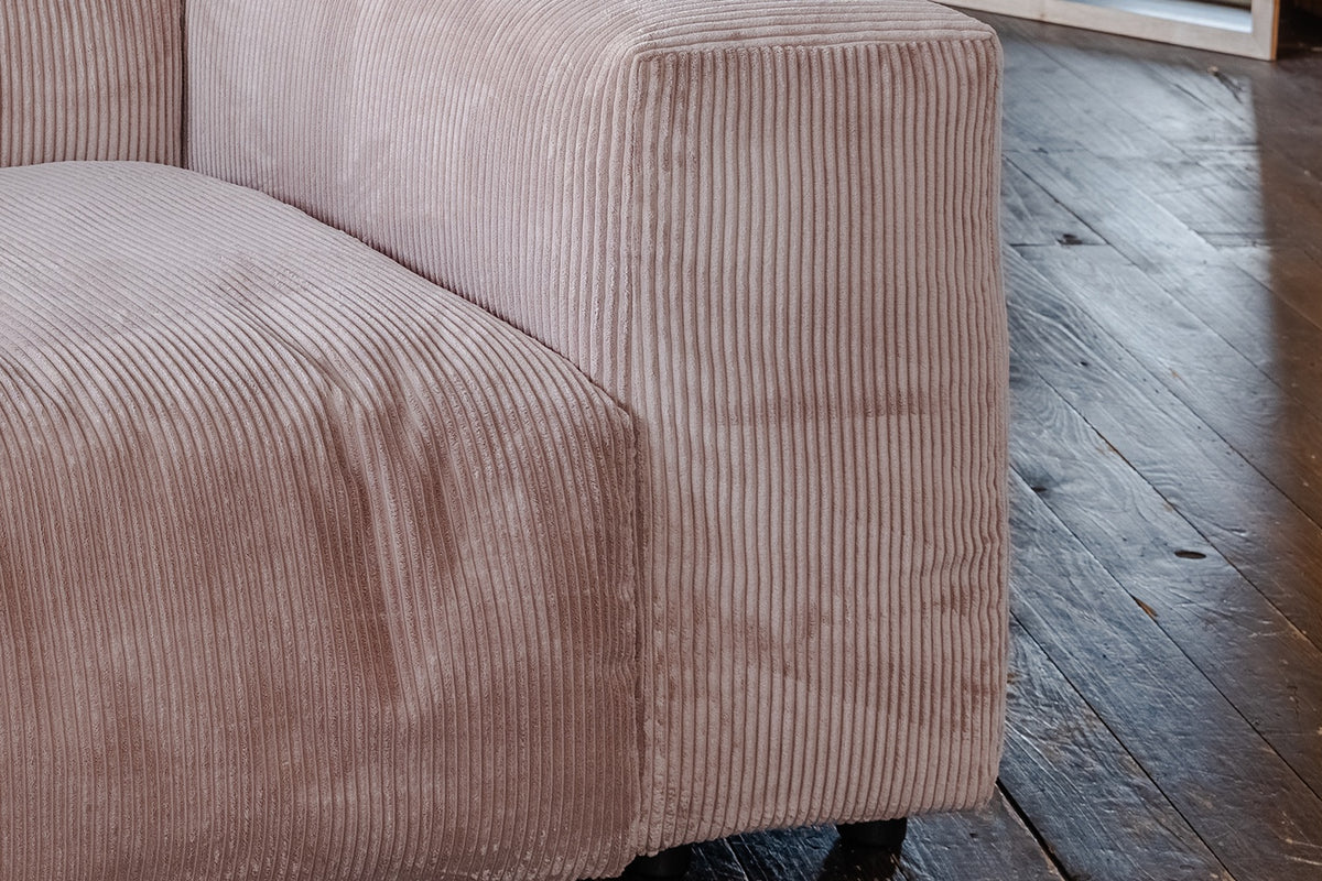 KAWOLA Loveseat MIA Modularer Sessel 4-tlg. Cord taupe