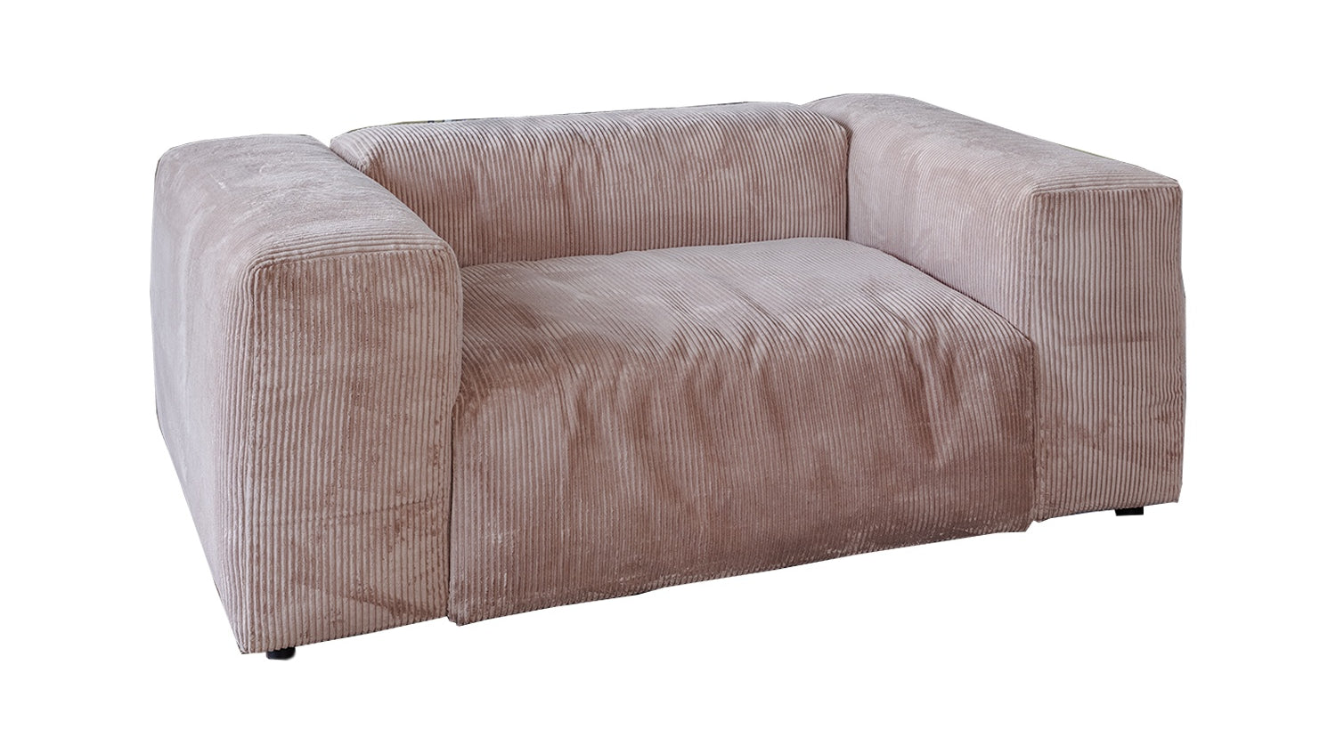 KAWOLA Loveseat MIA Modularer Sessel 4-tlg. Cord taupe