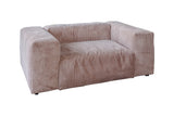 KAWOLA Loveseat MIA Modularer Sessel 4-tlg. Cord taupe