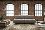 KAWOLA Modulsofa LAYLA 2-Sitzer 2 Module Velvet taupe