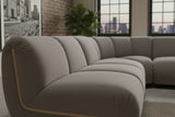 KAWOLA Modulsofa LAYLA Ecksofa 4 Module Velvet taupe