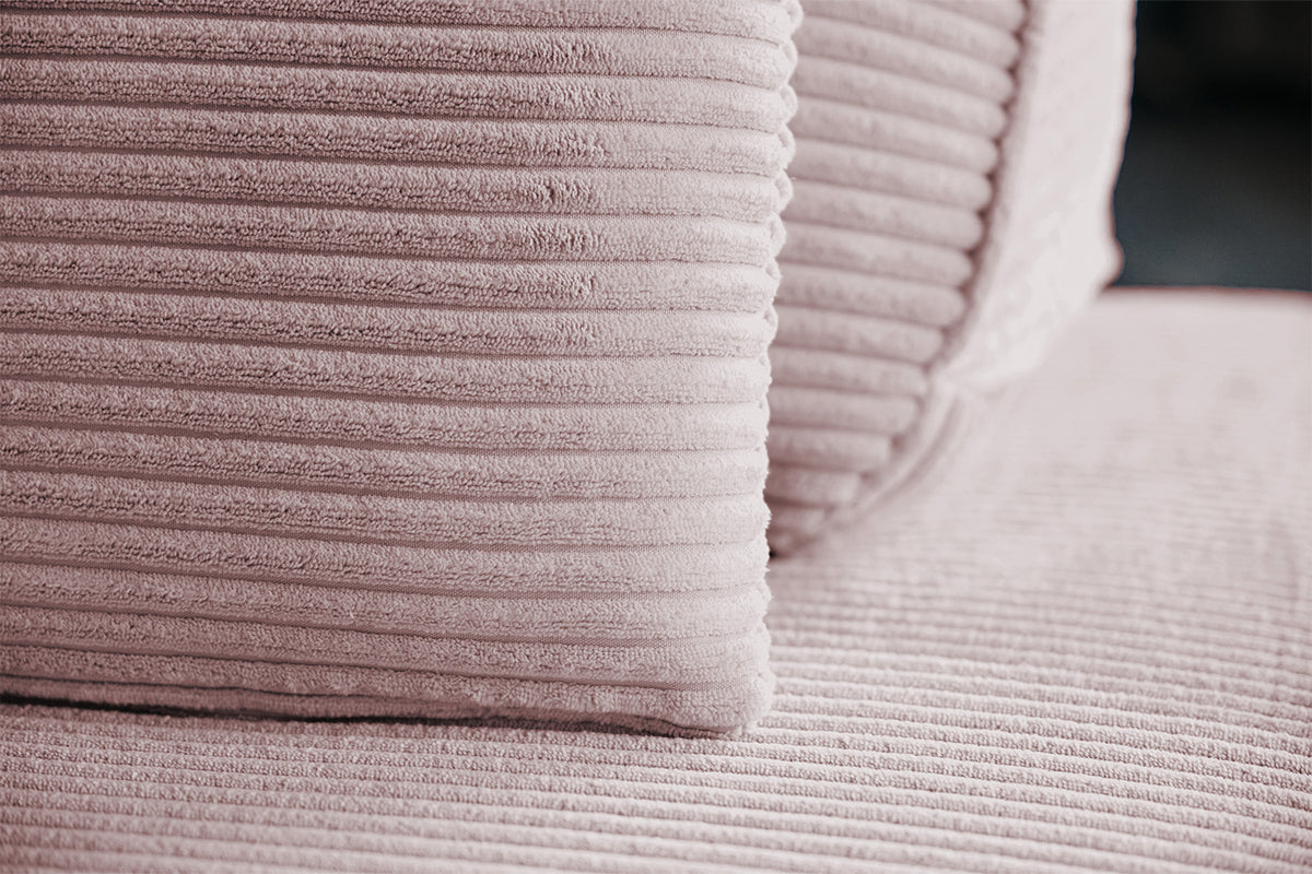 KAWOLA Modulsofa WIOLO SOFT 3 Module 3 Rückenkissen Cord rosa