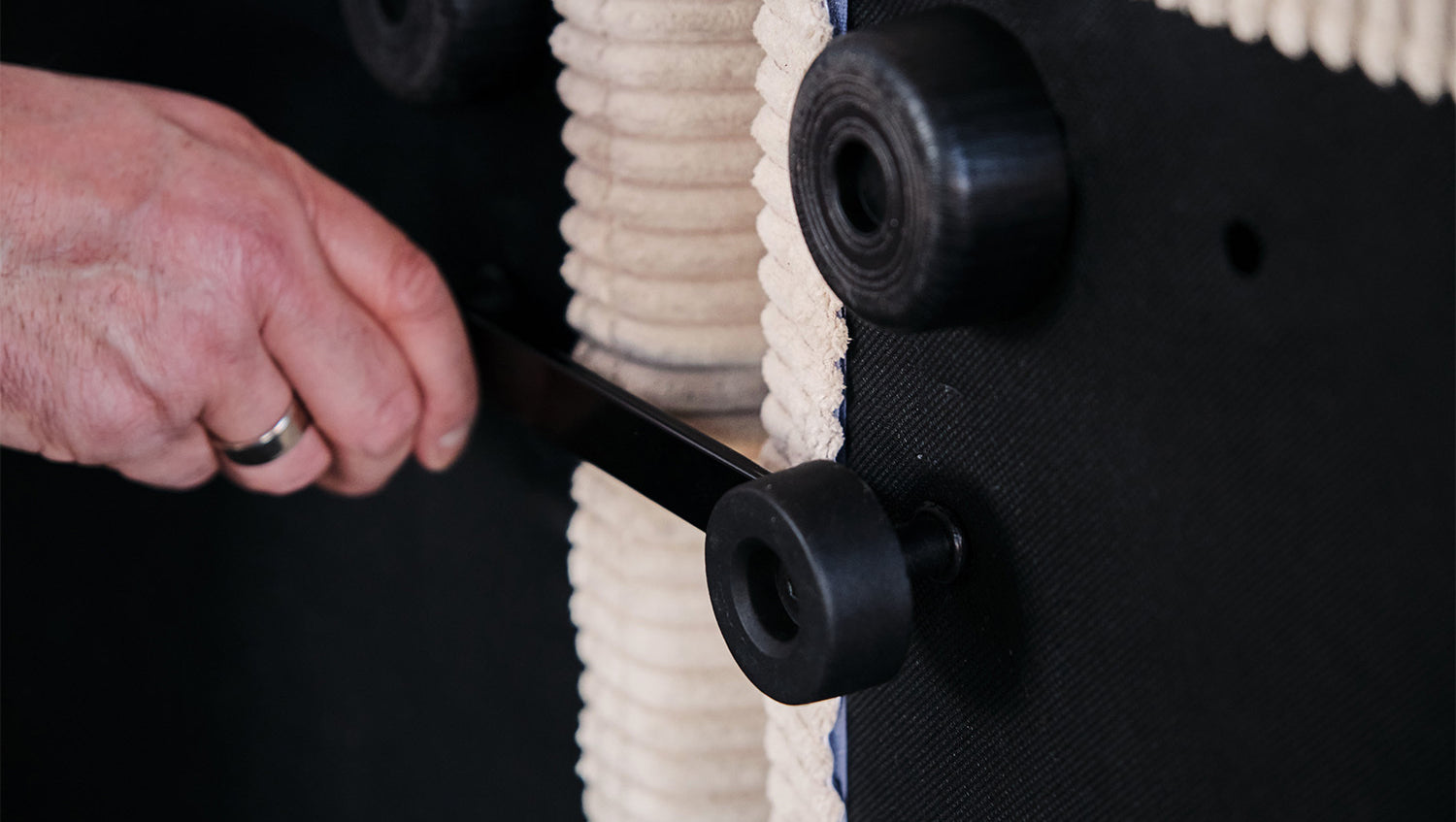 KAWOLA Modulsofa WIOLO SOFT 5 Module 5 Rückenkissen Cord cremeweiß