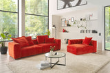 KAWOLA Nierenkissen SEPHI groß Cord Vintage rot