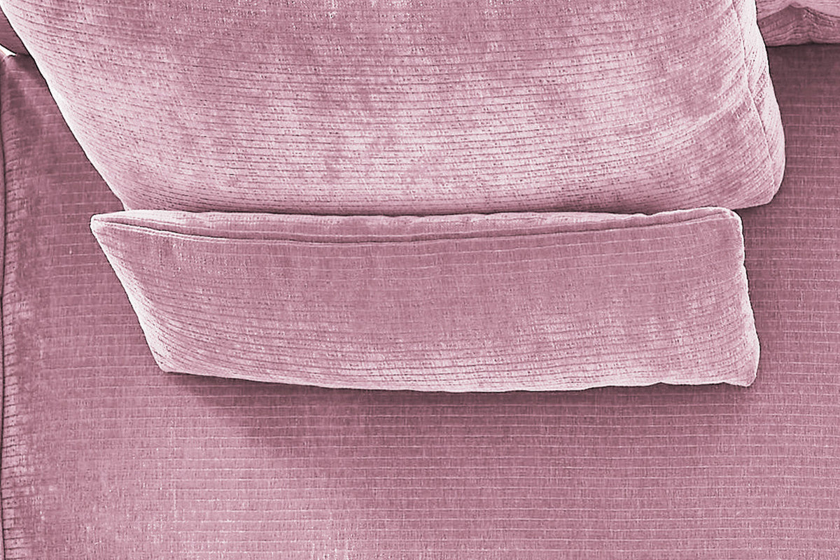 KAWOLA Nierenkissen SEPHI medium Cord Vintage rosa