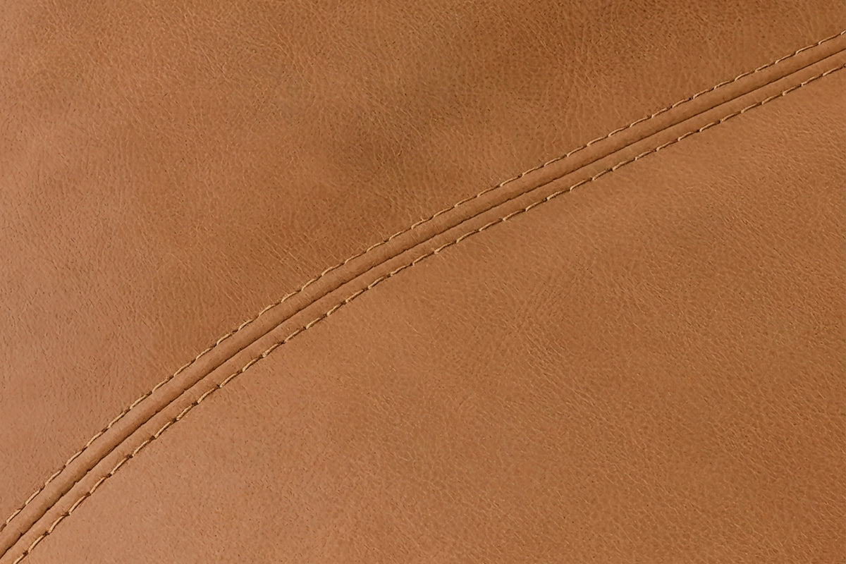 KAWOLA Polsterhocker CELESTE Hockerbank Leder cognac