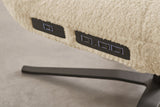 KAWOLA Relaxliege LETICIA motorisch Stoff beige