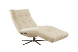 KAWOLA Relaxliege LETICIA motorisch Stoff beige