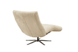 KAWOLA Relaxliege LETICIA motorisch Stoff beige