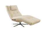 KAWOLA Relaxliege LETICIA motorisch Stoff beige