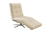 KAWOLA Relaxliege LETICIA motorisch Stoff beige
