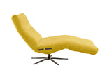 KAWOLA Relaxliege LETICIA motorisch Stoff gelb