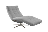 KAWOLA Relaxliege LETICIA motorisch Stoff grau